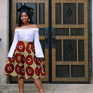 Ghanaian Print Skirt